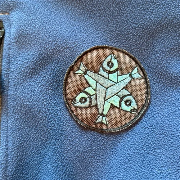 Alaska salmon sister pull over jacket by Nomar size small - Picture 3 of 8